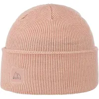 Buff Crossknit Beanie Rose