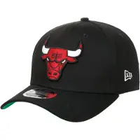 New Era Unisexe, Casquette, 9FIFTY Chicago Bulls NBA Stretch Snap Cap 60240588 - S/M, Noir, (M, S)