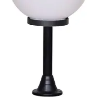 Lyora Lampe de jardin Globe Bolano 91cm. opale debout