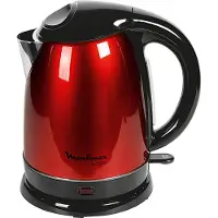 Moulinex Bouilloire BY 5305 sans fil 1,7 l 2400 watts rouge métallique/noir