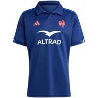 Adidas Maillot 'France' bleu foncé / rouge clair / blanc