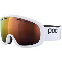 POC Fovea Race Ski Goggles Blanc Partly Sunny Orange/CAT2