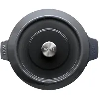 Woll Casserole avec couvercle Ø 28 cm, Poêle + casserole, Gris