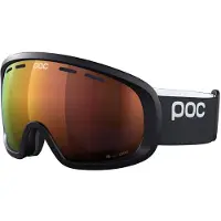 POC - Masque de ski - Fovea Mid Uranium Black/Partly Sunny Orange - Noir