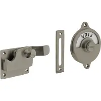 Intersteel Transfert aux toilettes Tira avec courbure nickel mat