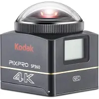 Kodak Pixpro SP360 (30p, NFC, WiFi), Caméra d'action, Noir