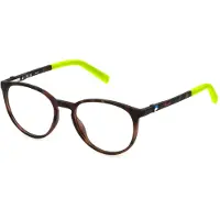 FILA Lunettes de Vue - - VFI706L - Avana scura opaca - Small Size - Monture ronde plastique