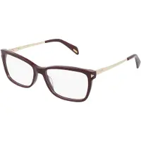 Police Monture de Lunettes - - VPLA870AR3 - Rouge - Résine - Ø 53 mm