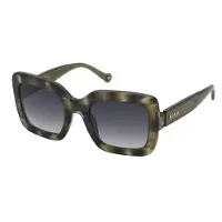 Nina Ricci Snr322 Woman Sunglasses Marron Smoke Gradient Smoke / CAT3 Femme