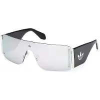 Adidas Originals Or0118 Polarized Sunglasses Noir,Argenté Smoke Mirror Homme