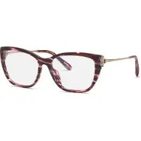 Chopard Lunettes de Vue VCH368S 55/16/135 Bordeaux striato lucido Acetato WOMAN VCH368S