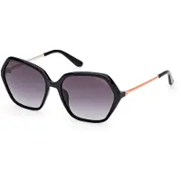 GUESS Gu00134 Woman Polarized Sunglasses Noir Gradient Smoke Femme