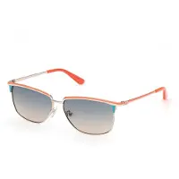 GUESS Gu00133 Woman Polarized Sunglasses Rose Gradient Green Femme