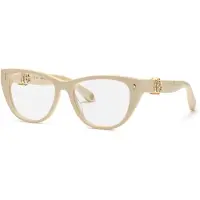 Roberto Cavalli Vrc045 Femme avec lunettes Beige Beige Taille unique