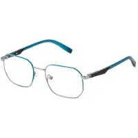 FILA Lunettes de Vue - - VFI702L - Palladio lucido avec parties bleues - Métal - 50/18/135