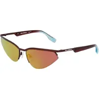 Karl Lagerfeld Lunettes de Soleil - - KL352S - Métal - Unisexe - 601 BURGUNDY