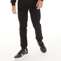 Jack & Jones Pantalon cargo à revers Marco Dean Garçon Noir