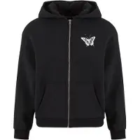 Mister tee Veste de survêtement 'Let‘s Get Lost' noir / blanc