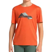 +8000 Hule Short Sleeve T-shirt Orange 10 Years Garçon
