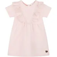 Carrement Beau Y02062 Short Sleeve Dress Rose 12 Months Fille