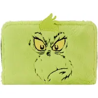 Loungefly Porte-monnaie Grinch à fermeture éclair Vert Vert One Size