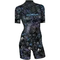Epsealon Spearfishing 2.5 Mm Woman Short Sleeve Shorty Noir M Femme