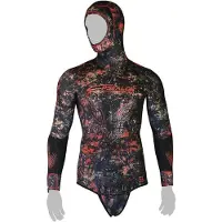 Epsealon Demoskin 5 Mm Spearfishing Jacket Multicolore XL