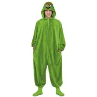 MOM Pijama Oscar El Gruñón Costume Vert S Enfants
