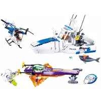 Sluban Police Maritime Investigation Construction Game 559 Pieces Multicolore Enfants