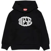 Diesel Kids J01775 Sweatshirt Noir 8 Years Garçon