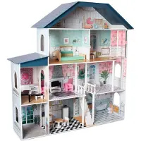 Deqube Maison En Bois Pour Poupées À 4 Étages Tachan