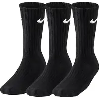 Nike Value Cushion Crew Socks 3 Pairs Noir EU 34-38 Homme