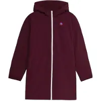 Flotte - Veste longue imperméable doublée - Pompidou Prune - Taille XS - Bordeaux