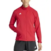 Adidas Veste de sport rouge feu / blanc