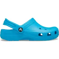 Crocs Sabots Classic Clog K en bois, bleu, pointures 29-30 (filles), bleu, pointures 29-30