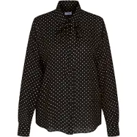 Seidensticker Chemisier 'The Statement Prints' noir / blanc