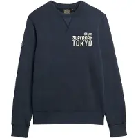 Superdry Sweat-shirt marine / blanc