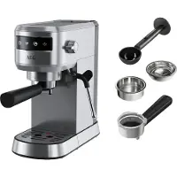 AEG Machine à café espresso à porte-filtre EC6-1-6ST Gourmet 6 EC6-1-6ST Acier inoxydable