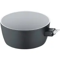 Berndes b.perfect Casserole, Marmite, Cuisinière, Adaptée à l'induction, Aluminium forgé, Noir, Ø 16 cm, 0002570516