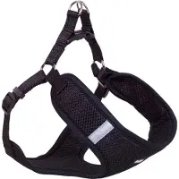 Nobby harnais "Mesh Reflect" noir l : 25 mm, L : 69-83 cm + 66 cm