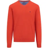 Fynch&Hatton 1513211 V Neck Sweater Orange L Homme