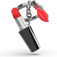 Metalmorphose Schlüsselanhänger Lippenstift