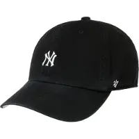 47 Brand Hommes, Casquette, 47 Brand MLB New York Yankees Base Runner Cap M B-BSRNR17GWS-BKC, Noir, (Taille unique)