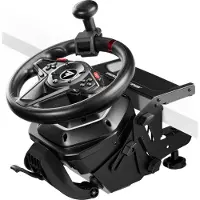 Thrustmaster Pack Volant gaming T128 SimTask pour Xbox et PC + Système d'attache Steering Kit pour jeux de simulation
