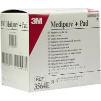3M Medipore +Pad 6 cm x 10 cm 50 pc(s) Pansement(S)