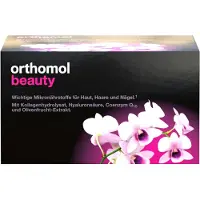 Orthomol VET Beauty pour femmes - micronutriments pour la peau, les cheveux et les ongles - avec acide hyaluronique, collagène et coenzyme Q10 - Recharge, 30 portions quotidiennes
