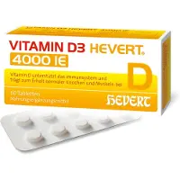 Hevert Arzneimittel GmbH & Co. KG Vitamine D3 Hevert 4000 IE comprimés, 60 comprimés