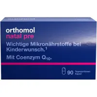Orthomol VET Natal pre pour les femmes désirant un enfant - avec vitamine B12, acide folique et zinc - soutien de la fertilité, 90 portions journalières