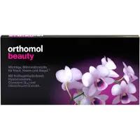 Orthomol VET Beauty pour femmes - micronutriments pour la peau, les cheveux et les ongles - avec acide hyaluronique, collagène et coenzyme Q10, 7 ml portions journalières