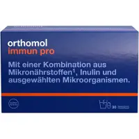 Orthomol VET Immun pro - Complément alimentaire avec des micronutriments, de l'inuline et des micro-organismes sélectionnés - granulés/capsule, 30 portions quotidiennes